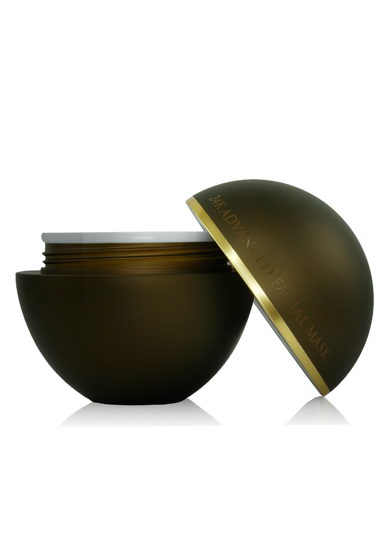 24K Advanced Facial Mask with removed lid